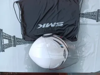 Casco Moto Jet Niño Blanco Talla S.