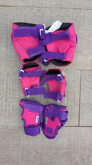 Protecciones Oxelo XS Rodilleras, Coderas y muñequ