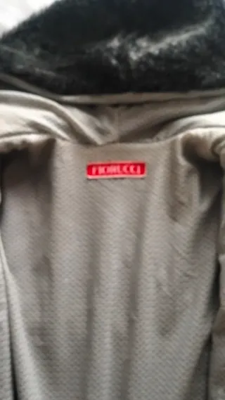 Chaquetón pelo gris