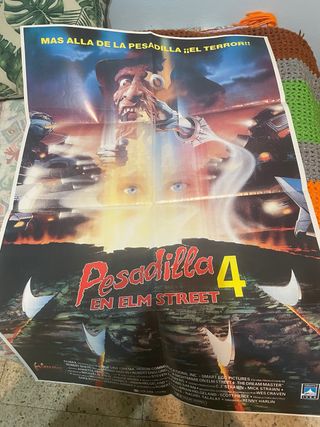 Cartel Cine Pesadilla en Elm Street 4