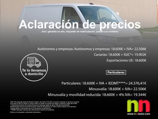 Volkswagen Transporter Furgón Largo TN 2.0 TDI 110kW (150CV)