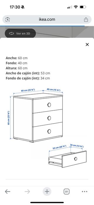 Mueble Ikea Godishus Blanco