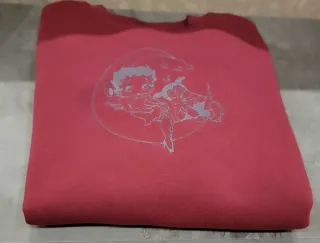 Felpa con ricamo Betty Boop