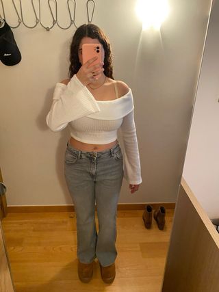 Pack 3 Tops Manga Larga y Jersey sin Hombros