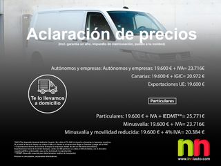 Volkswagen Transporter Furgón Largo TN 2.0 TDI 110kW (150CV)