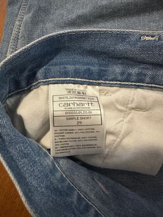 Pantalones cortos Carhartt azules