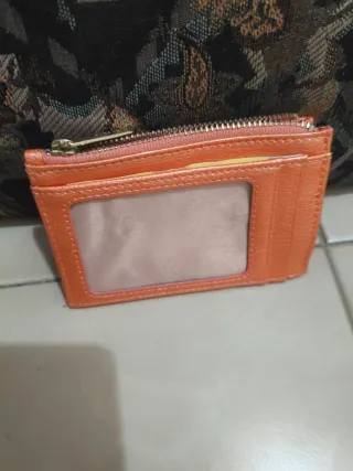 Monedero Tarjetero Tous Rosa Dorado