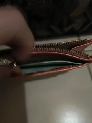 Monedero Tarjetero Tous Rosa Dorado