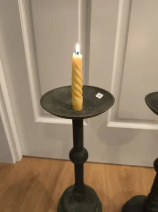 Candelabros Hacheros de Metal