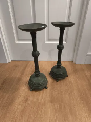 Candelabros Hacheros de Metal