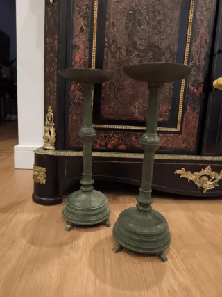 Candelabros Hacheros de Metal