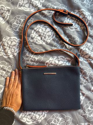 Bolso bandolera Atmosphere azul y naranja