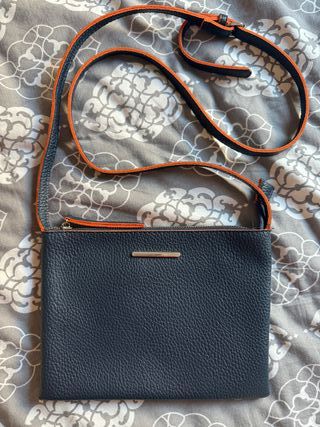 Bolso bandolera Atmosphere azul y naranja