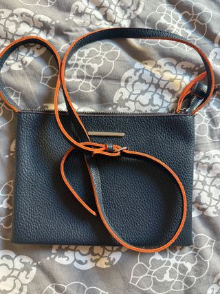 Bolso bandolera Atmosphere azul y naranja