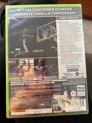 Juego Xbox 360 NBA Live 09