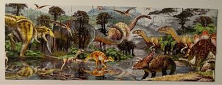Puzzle Educa Panorama 100 Piezas Dinosaurios