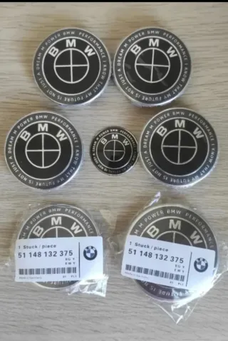 LOTE 8 Anagramas BMW full black.-