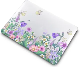 Funda MacBook Pro 13 Flores y Mariposas