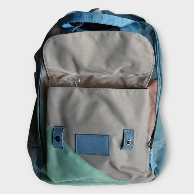 Mochila Polyester Unisex Azul Celeste