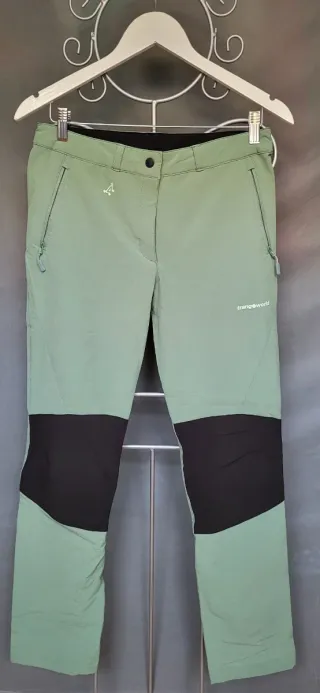 Pantalón Trangoworld Talla S Verde Negro Un uso