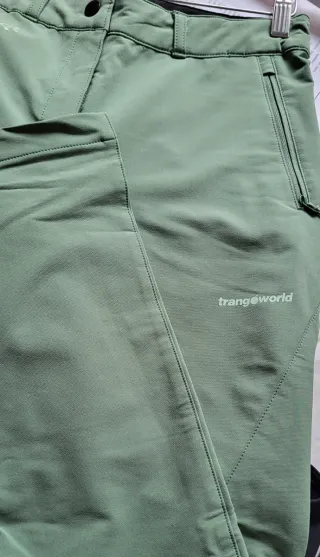 Pantalón Trangoworld Talla S Verde Negro Un uso