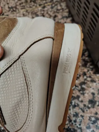 Bambas de bota de piel plataforma pikolinos