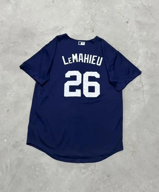 Magestic T-shirt Blu NY Yankees Vintage