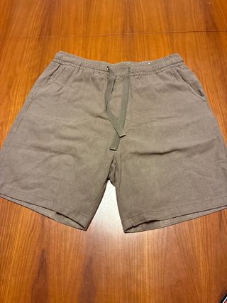 Pull&Bear Pantalón Corto Marrón