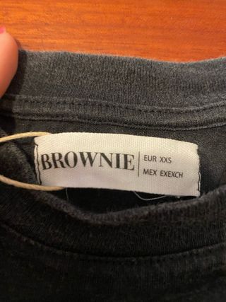 Camiseta Brownie manga larga negra