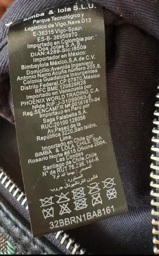 Bolso original Bimba y Lola. Étnico