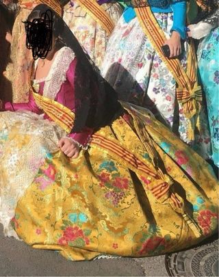 Traje de Fallera Multicolor