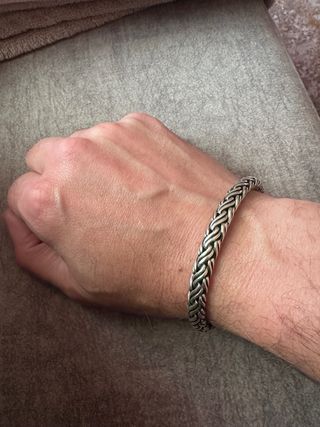 Pulsera Buddha to Buddha Plata y Onyx