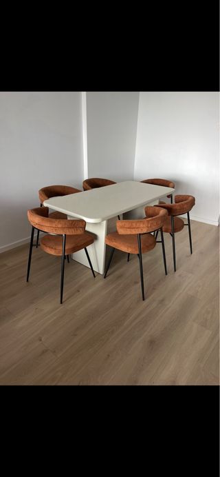 Pack 2 Sillas naranja tostado