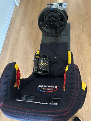 Asiento Playseat + volante t300 + ferrari f1 (1)