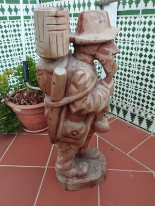 Figura Gaucho de Madera