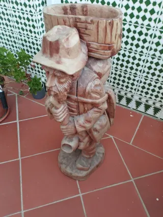Figura Gaucho de Madera