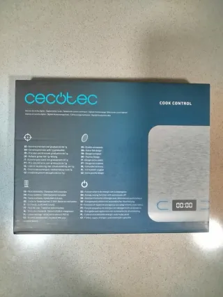 Báscula Cocina Cecotec CookControl 5kg