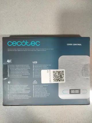 Báscula Cocina Cecotec CookControl 5kg