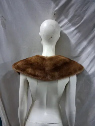 Collo stola scialle vera pelle v .sone