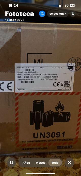 Kit Solar Huawei NUEVO – 6 Placas 450W + Inversor