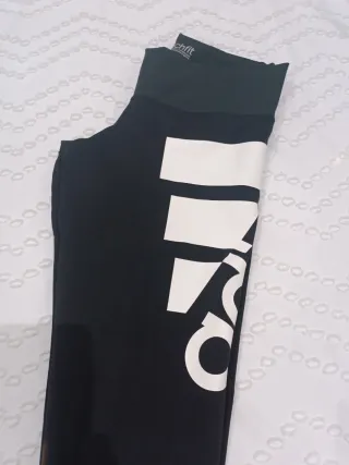 Mallas Pirata Adidas Mujer Negras