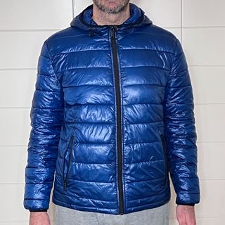 Plumífero Ligero Azul Zara Talla L