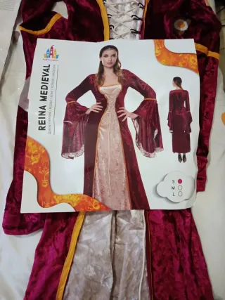 Disfraz Reina Medieval Talla S