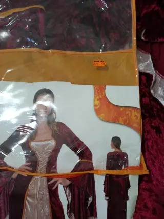 Disfraz Reina Medieval Talla S