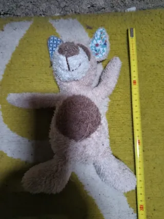 Peluche Cão C/Orelhas Estampadas