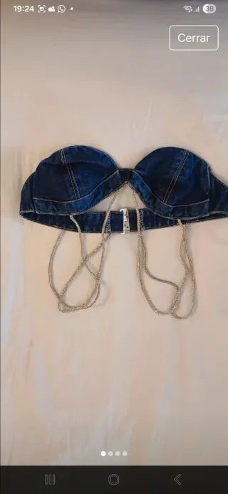 Sujetador vaquero sexy