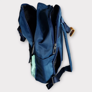 Mochila poliéster unisex azul