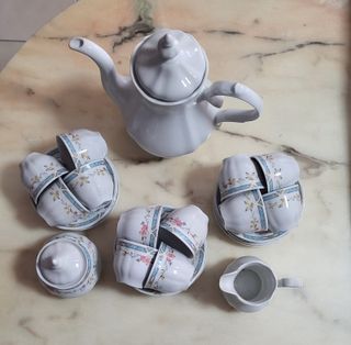 Servizio caffè Apulum porcellana decorata