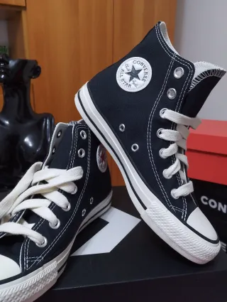 Converse ricamate nere mis 36.5