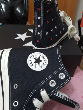 Converse ricamate nere mis 36.5